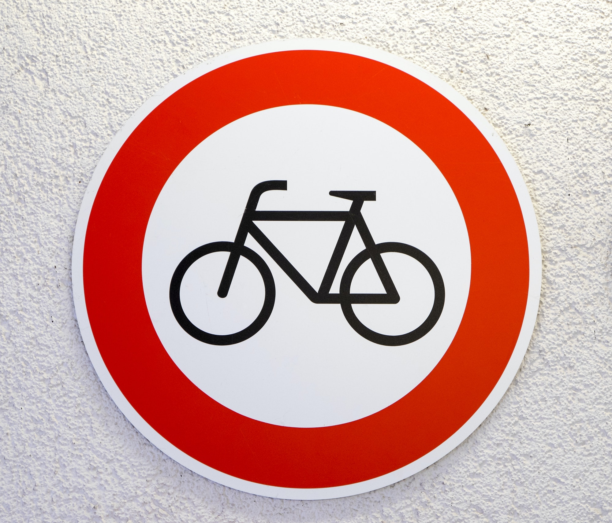 No cycling sign