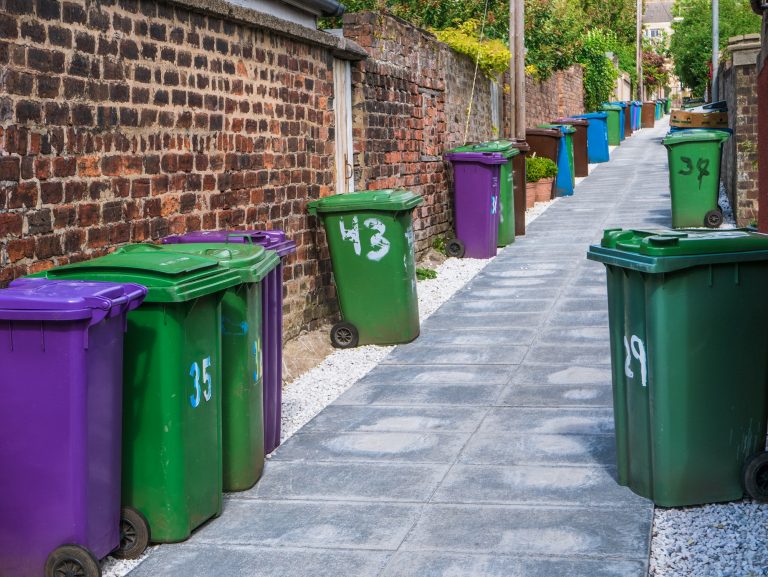 British Alleyway Bins